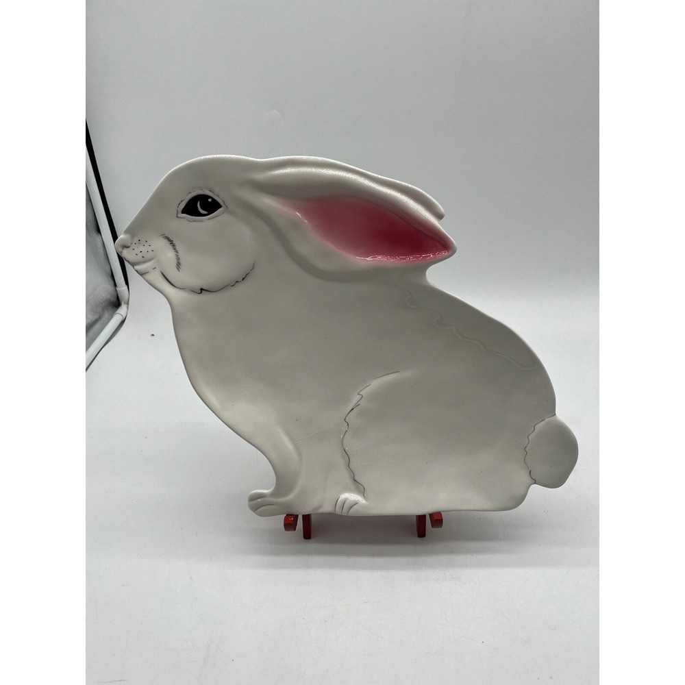I.Godinger&co bunny serving platter set of 2